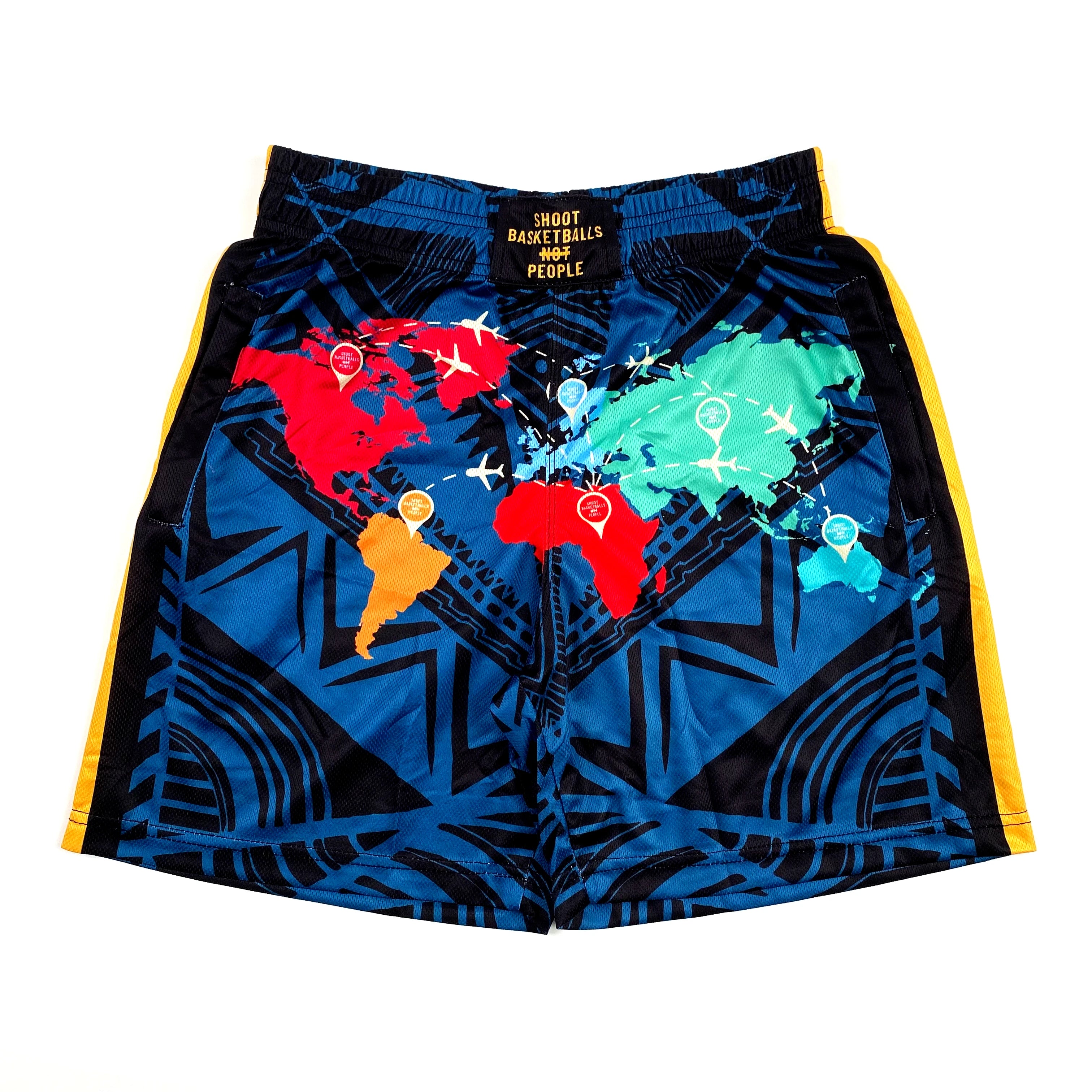 Shoot Basketballs Not People World Unity Shorts