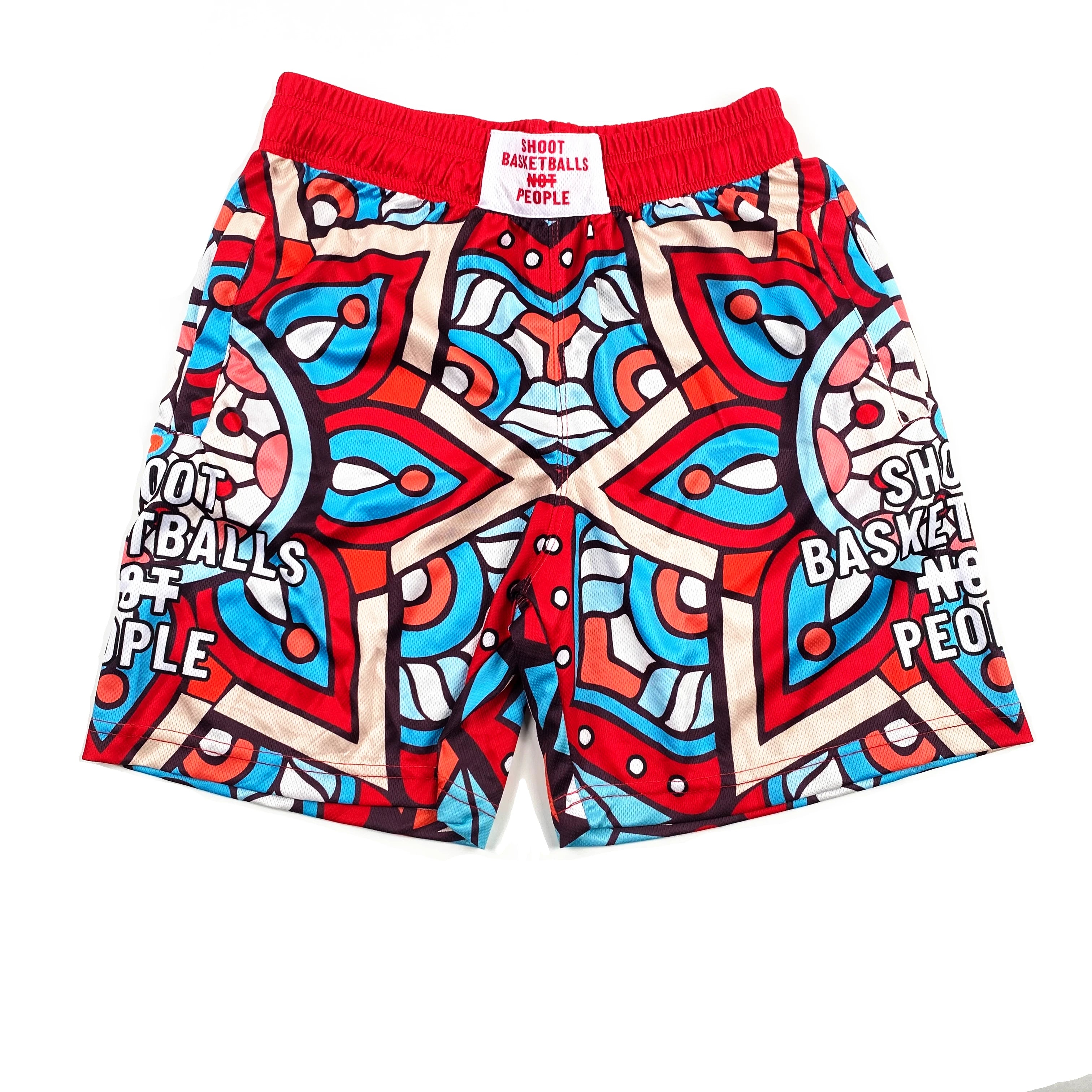 Shoot Basketballs Not People Skylight Shorts