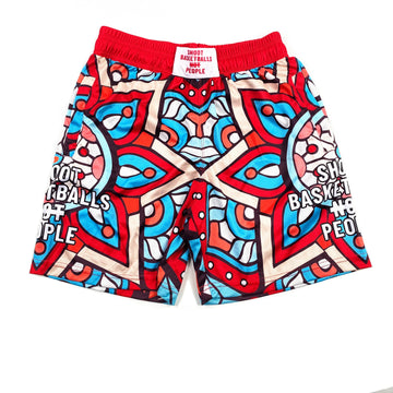 Shoot Basketballs Not People Skylight Shorts